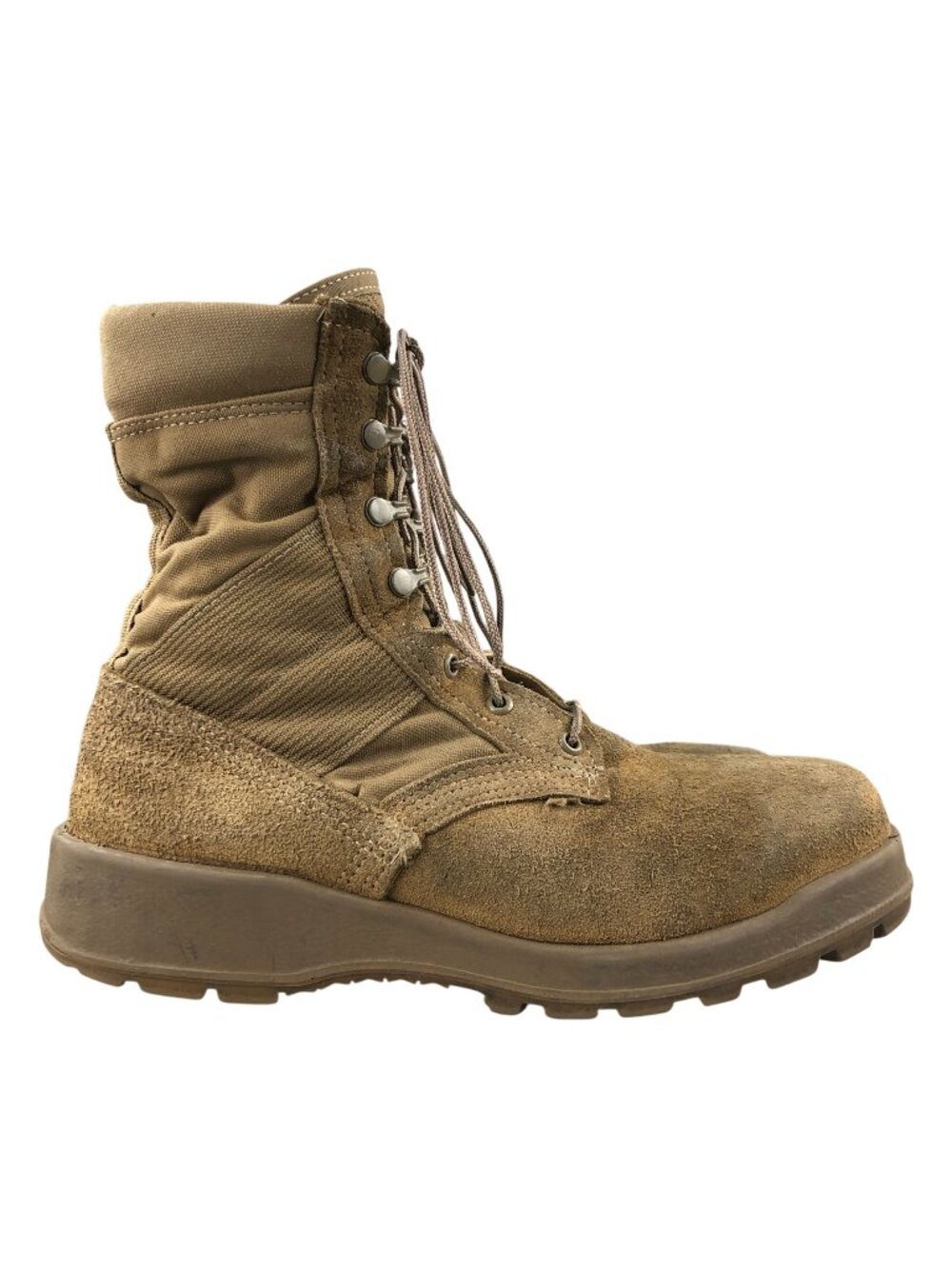 Belleville Men's Size 10R AFSTC Brown Leather Steel Toe Combat Military Boots